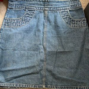 100% cotton denim skirt